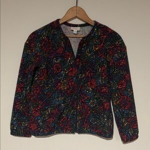 LuLaRoe Multicolor Abstract Jacket